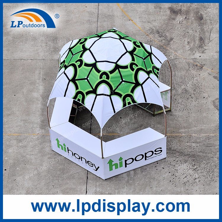 Dia3X2.6m Hexagon Dome Kiosk Tent для рекламных акций